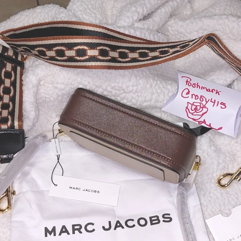 RARE New🤎Neutral✨Marc Jacobs Snapshot Chain Print bag❗️ - Picture 5 of 17